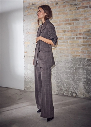 Waist fit check blazer Mocca HAUTE L\'AMITIÈ